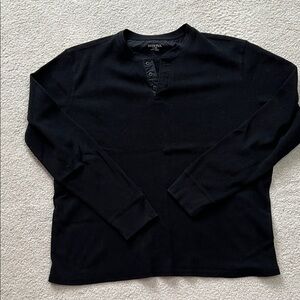 Merona Black Long Sleeve Shirt